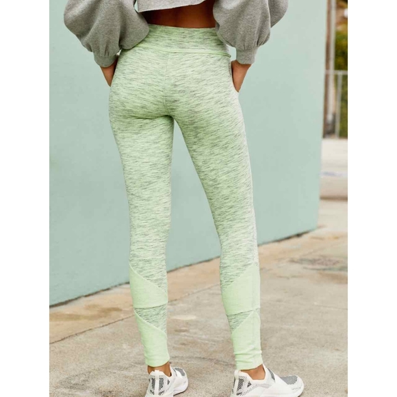 Free People Fp Movement Kyoto Leggings High Rise Ankle Pants Size XS Neon Melon - Picture 3 of 15
